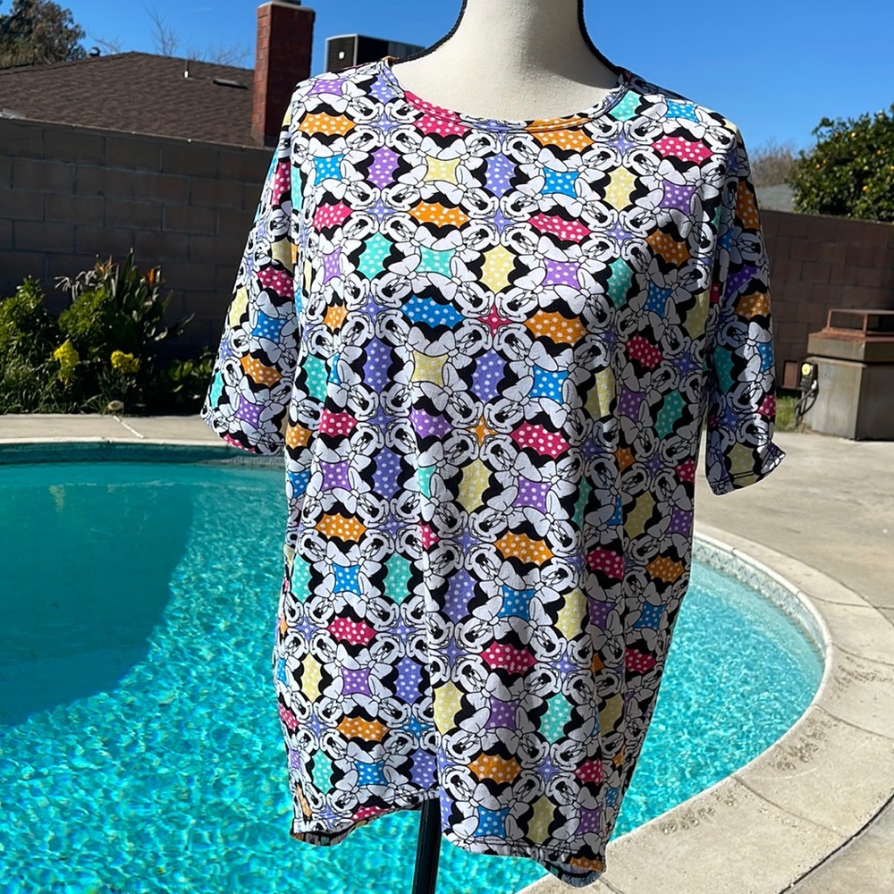 Lularoe Disney Minnie Mouse Shirt Sz XS